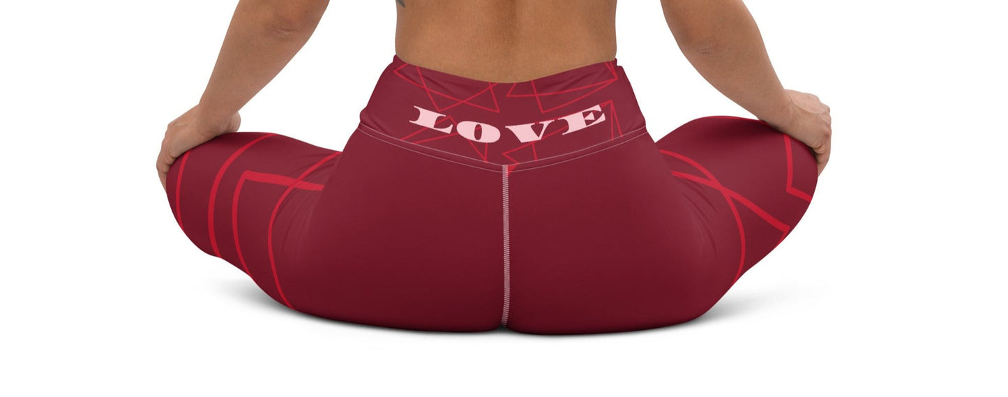 LOVE (RED) LEGGINGS