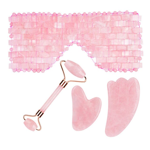 Natural Rose Quartz Anti Wrinkle Beauty Tools